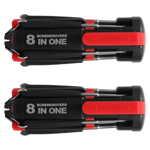 2Pcs Screwdirver Stubby Screwdriver Set Magnetic Screwdriver Set
