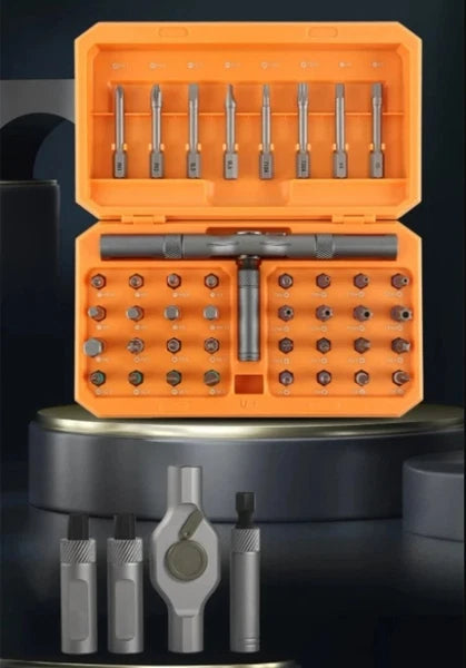 42-in-1 Precision Ratchet Screwdriver Set Portable Hand Tool Multifunctional