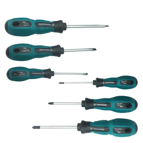 6pcs Screwdriver set Repair Tool Magnetic Phillips / Slotted Muti-Purpose hand t