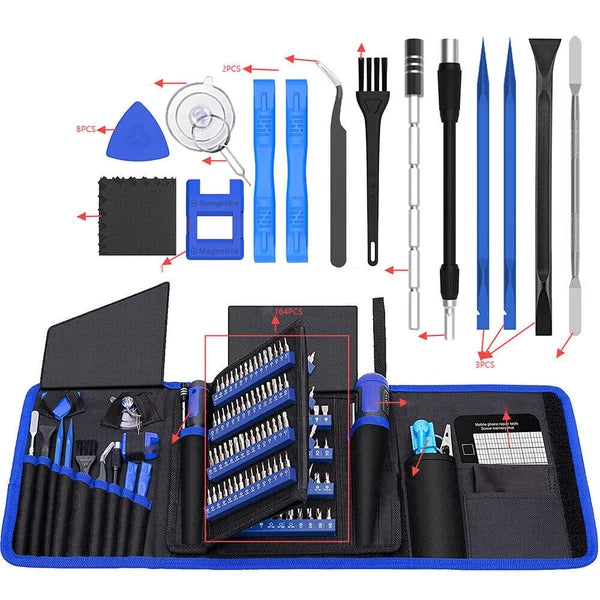 142 in 1 Hunkstar Precision Screwdriver Set for PC Phone Electronics Repair Tool