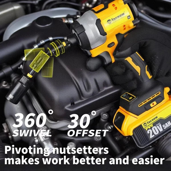 55PCS Magnetic Nut Driver Set for Impact Drill, S2 Steel, 1/4" Quick Change