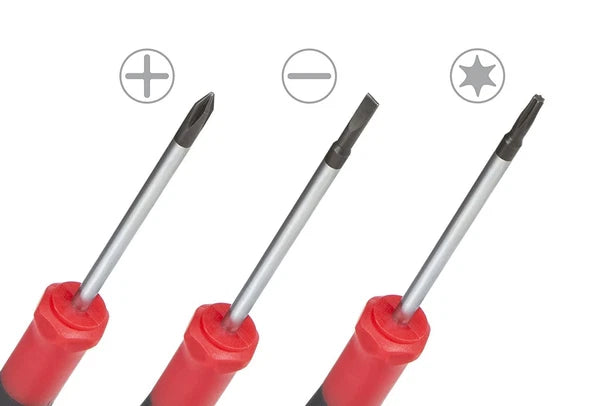 9-Piece Precision Screwdriver Set | Phillips #0, #00, #000 | Flat 1.5mm, 2.0m...