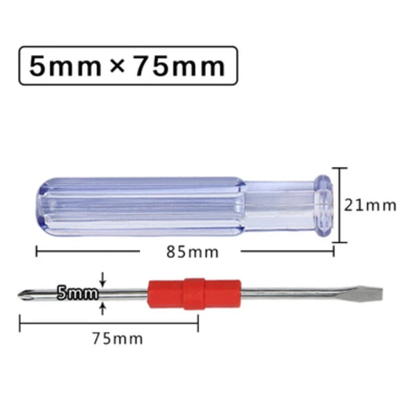 Dual-purpose Screwdriver Double Head Magnetic Screwdriver 2 in 1 Cross & Slotted