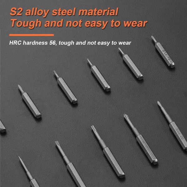 128 in1 Manual Precision Screwdriver Set Durable Wear Resistant Maintenance Tool-