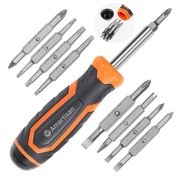 18-in-1 Multi-bit Screwdriver Set Tool All in One Portable Multi-Purpose Scre...