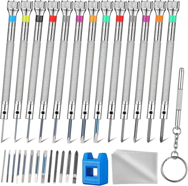 13PCS Professional Watch Screwdriver Set,  Micro Precision Glasses Repai