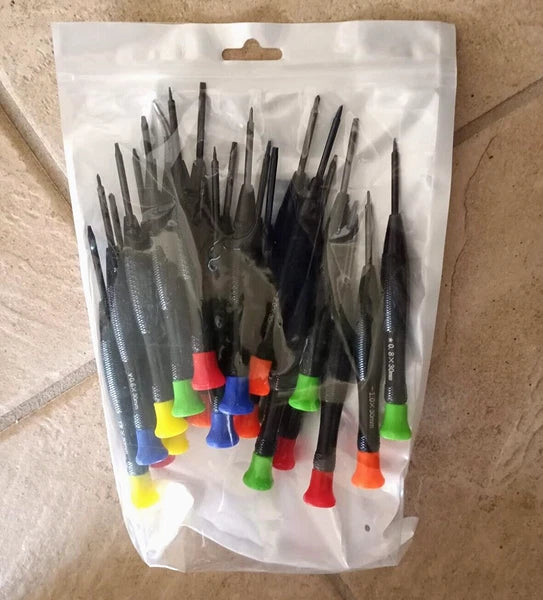 Precision Screwdriver Set, 25Pcs Small Screwdrivers Set Magnetic W/ Torx Flat
