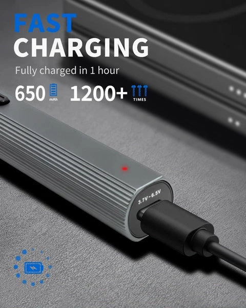 Small Electric Precision Screwdriver Cordless - 3 Torque Settings, 30 S2 Bits