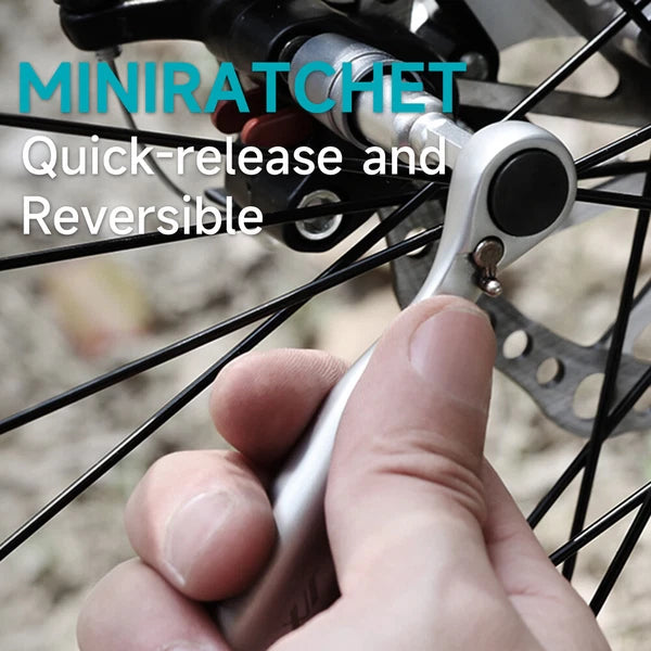 Polycarbonate and Alloy Steel 41-Pieces Mini Ratchet and Screwdriver Set E0