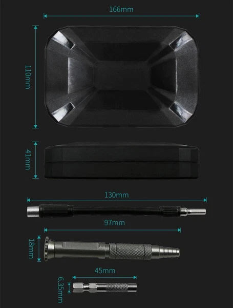 59 in 1 Home Screwdriver Kit Repair Tool Set Nutdrivers for Phone Tablet Car