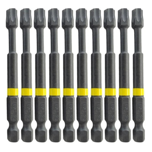 Driver Bit Tool Set 10Pcs High Adhesion for Secure Screwing Screwdriver