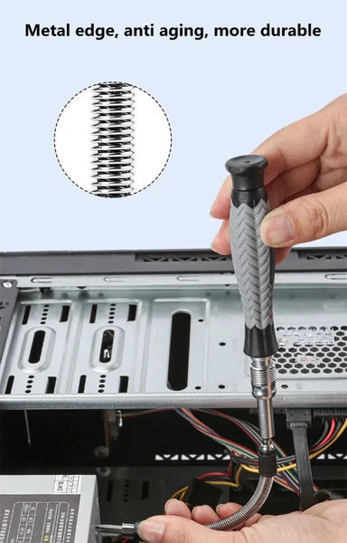 Manual Screwdriver Set Bamboo Simple Hard Wear Resistant Durable Multifunctional-