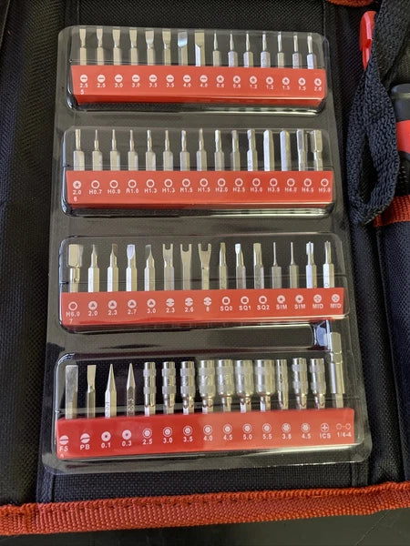 142-Piece Precision Screwdriver Set with 120 Bits - Magnetic Repair Tool Kit