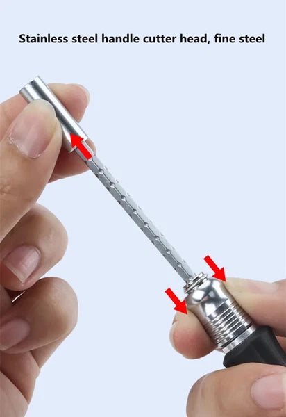 Manual Screwdriver Set Bamboo Simple Hard Wear Resistant Durable Multifunctional-