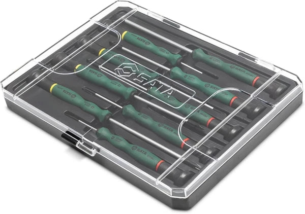 SATA 9-Piece Precision Screwdriver Set - ST09316SJ Black