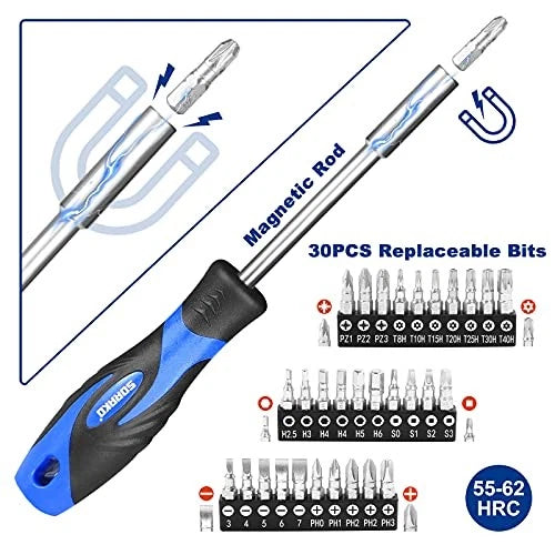 51-Piece Screwdriver Set,  Multi-Purpose Screwdriver Set with Case, Precision