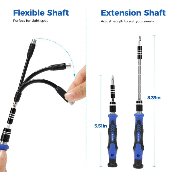 142 in 1 Hunkstar Precision Screwdriver Set for PC Phone Electronics Repair Tool