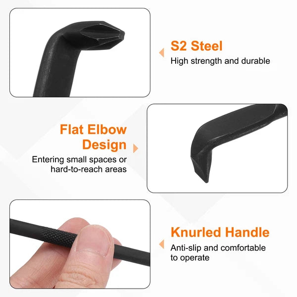 5pcs Offset Screwdriver Set Phillips Slotted Right Angle Z/L Type Screw Driver