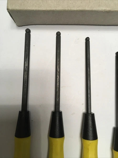General Tool 8 Piece Ball Hex Precision Screwdriver Set NIB!!